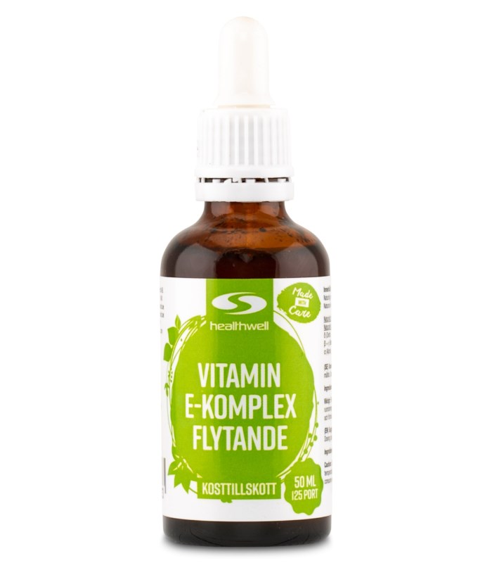 Healthwell Vitamin E Komplex Flytande