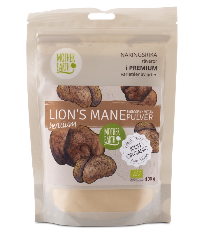 Mother Earth Lions Mane Pulver Eko