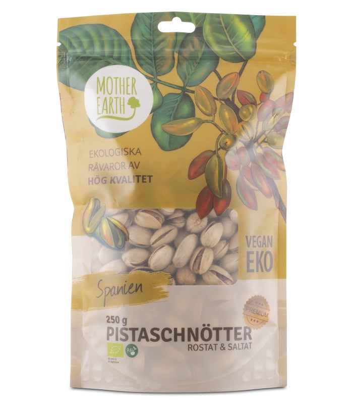 Mother Earth Pistaschnötter Skal R&S Premium Eko