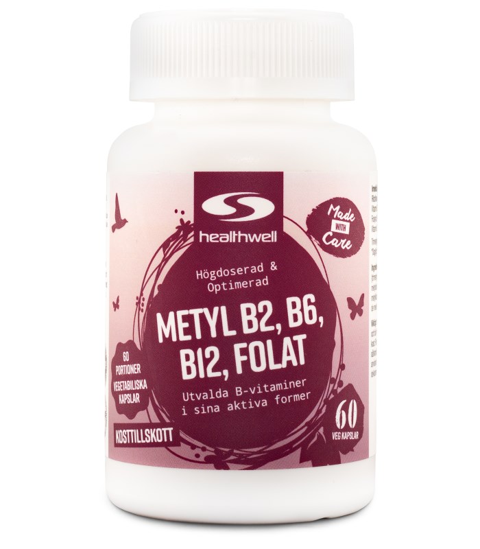 Healthwell Metyl B2, B6, B12, Folat