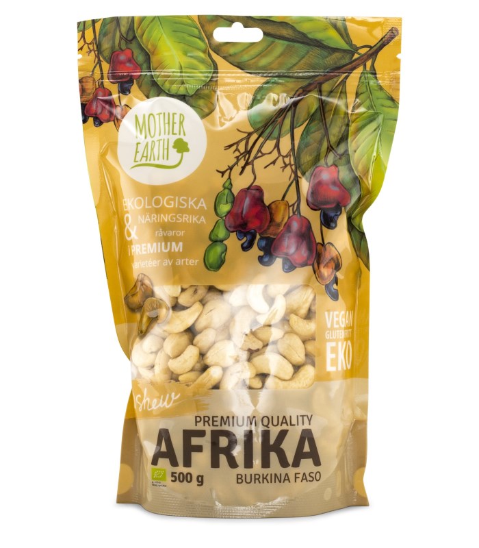 Mother Earth Cashewnötter Hela EKO