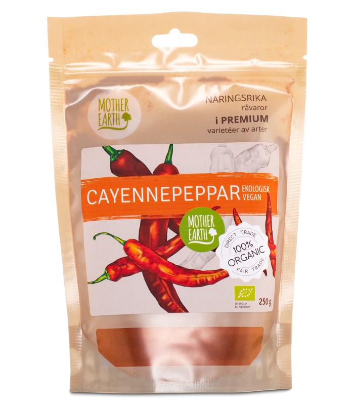 Mother Earth Cayennepeppar Mald EKO