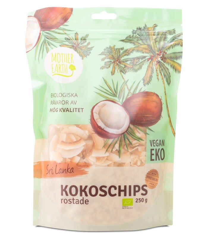 Mother Earth Kokoschips Rostade Premium EKO