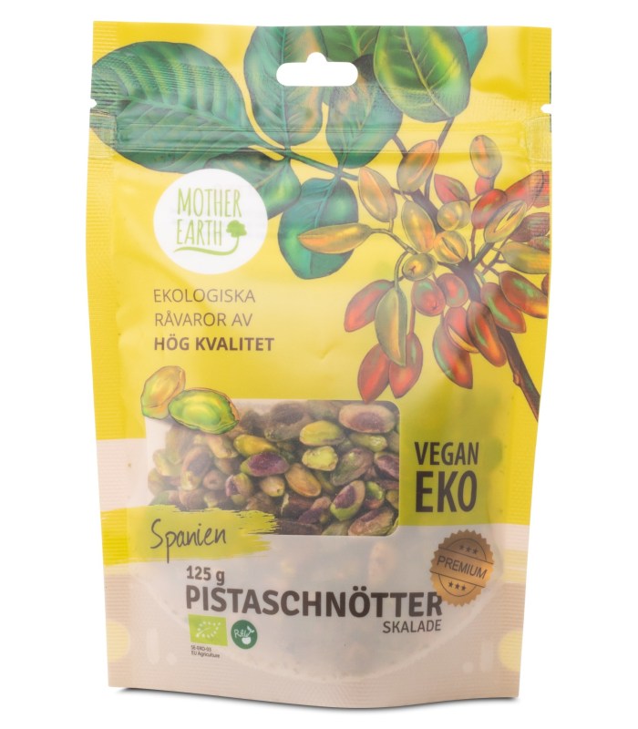 Mother Earth Pistaschnötter Premium Raw & Eko