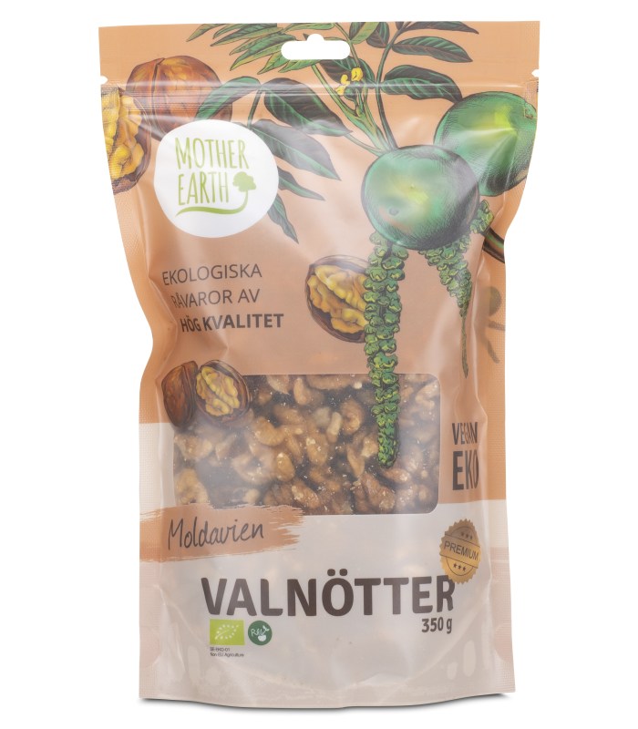 Mother Earth Valnötter Premium Raw & Eko
