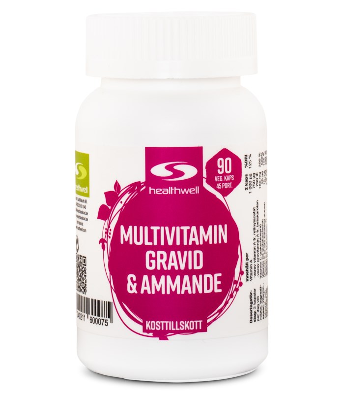 Multivitamin Gravid & Ammande Svenskt Kosttillskott