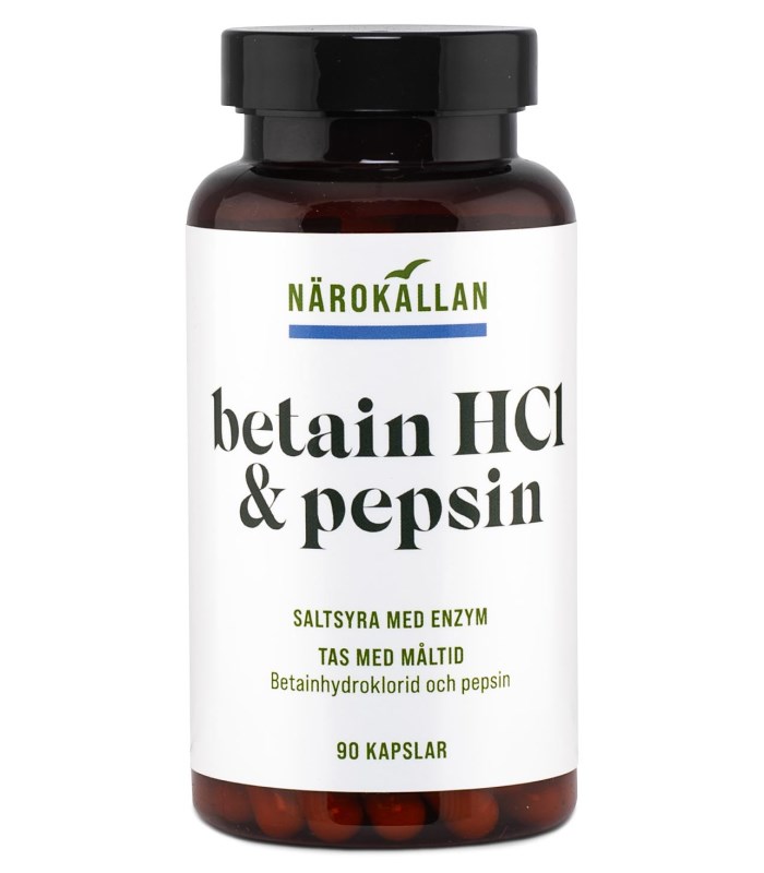 Närokällan Betain HCL & Pepsin