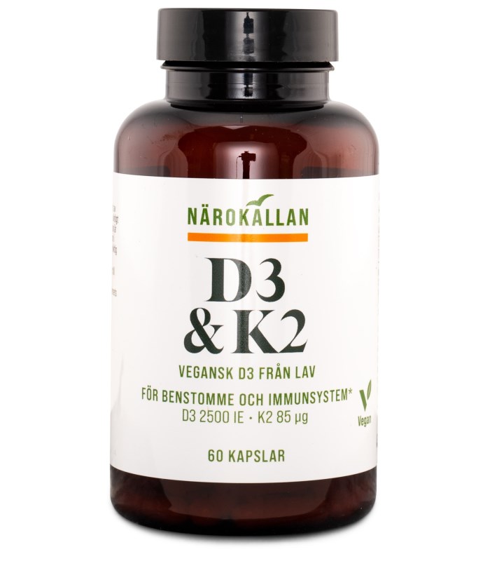 Närokällan D3 + K2 Vegan