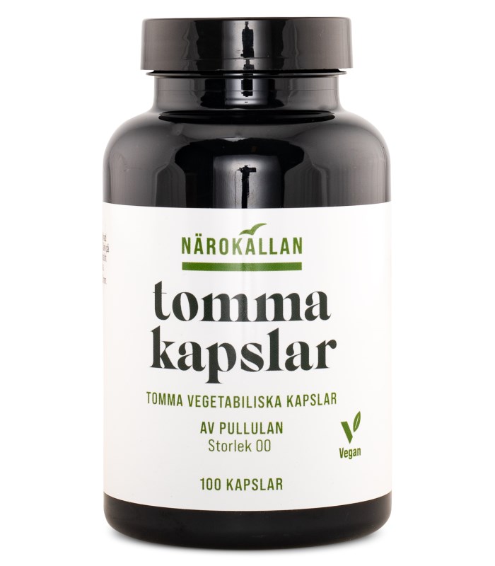 Närokällan Tomma Vegetabiliska Kapslar