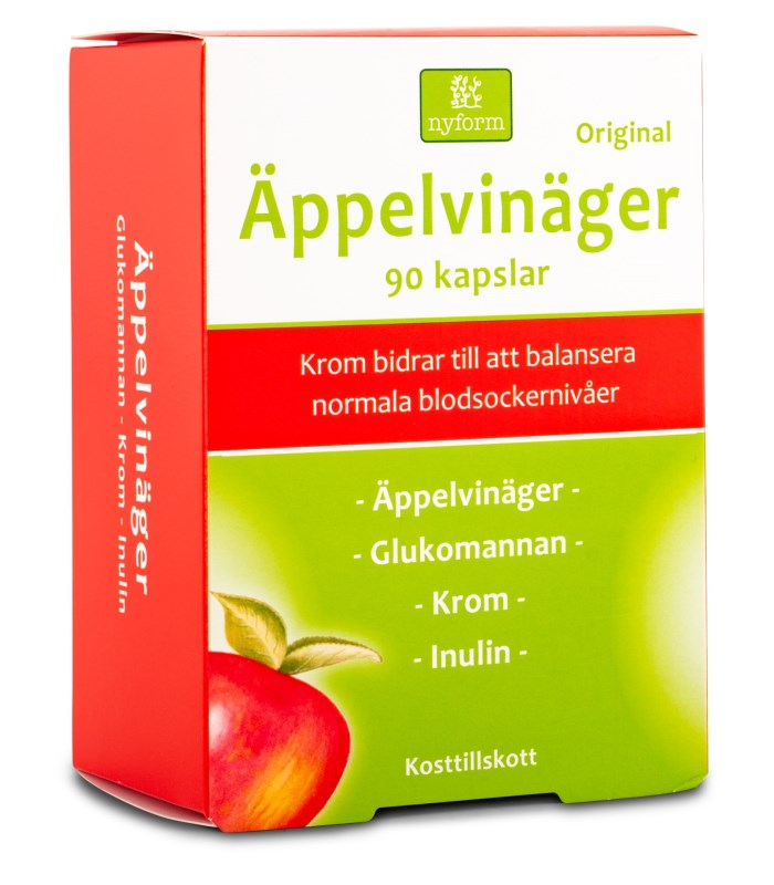 Nyform Äppelvinäger Krom