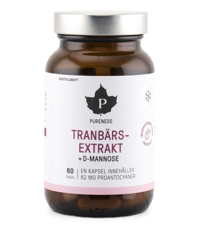 Pureness Tranbärsextrakt + D-mannose