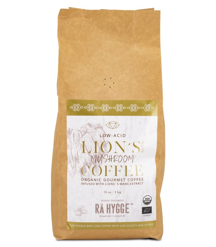 Rå Hygge Lions Mane Svampkaffe