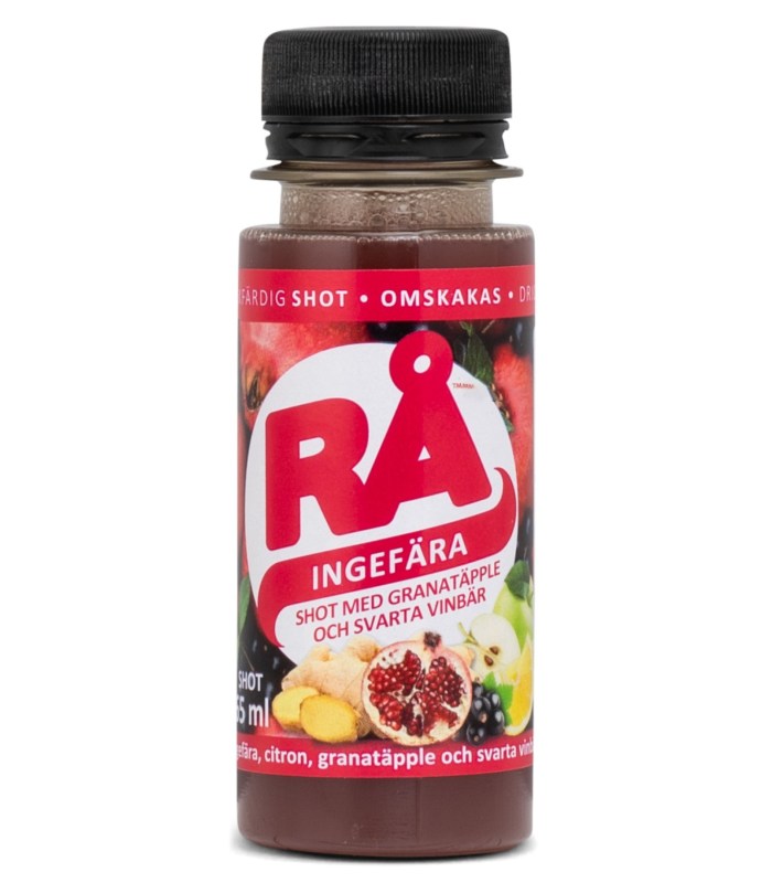 RÅ Ingefärsshot m granatäpple