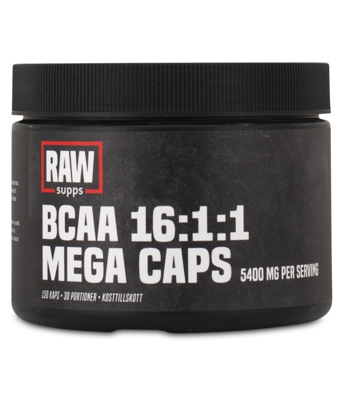 RAW BCAA 16:1:1 Mega Caps