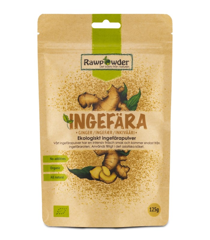 RawPowder Ingefära Pulver