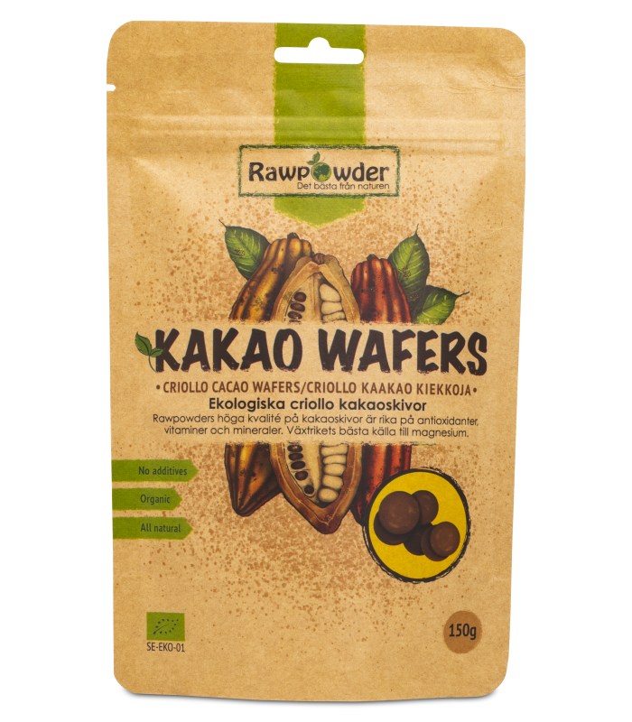 RawPowder Kakao Wafers EKO