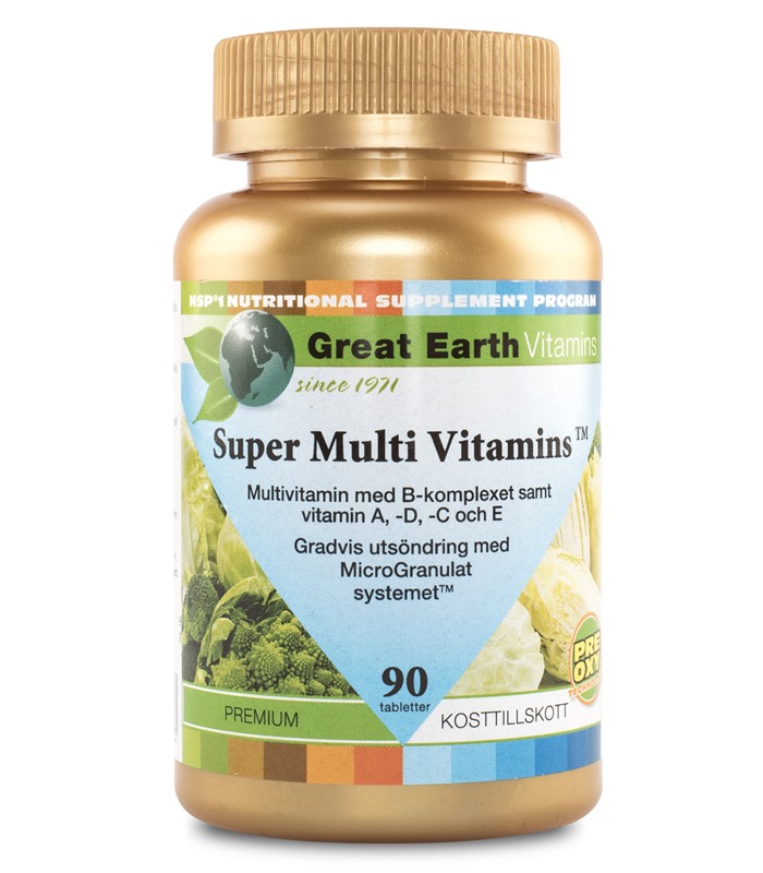 great earth super hy vitamins 90 tabletter great earth super hy vitamins 90 tabletter