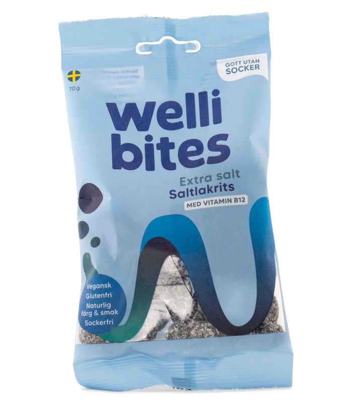 Wellibites Extra Salt Saltlakrits