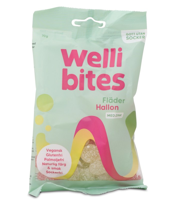 Wellibites Fläder & Hallon