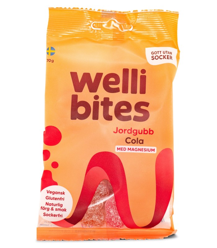 Wellibites Jordgubb & Cola